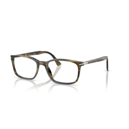 Persol 0PO3189V 1237 - Striped Black & Olive Green Man Eyeglasses 53 (L) 2