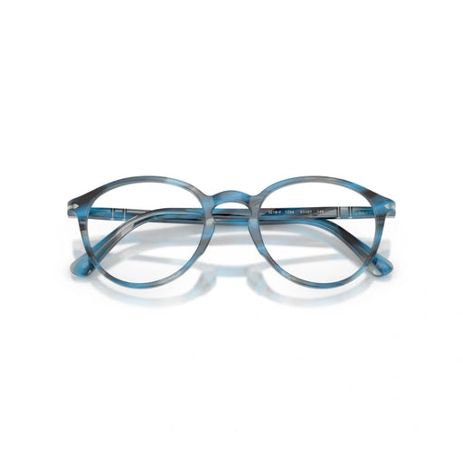 Persol 0PO3218V 1234 - Striped Blue And Grey Unisex Eyeglasses 51 (L) 1