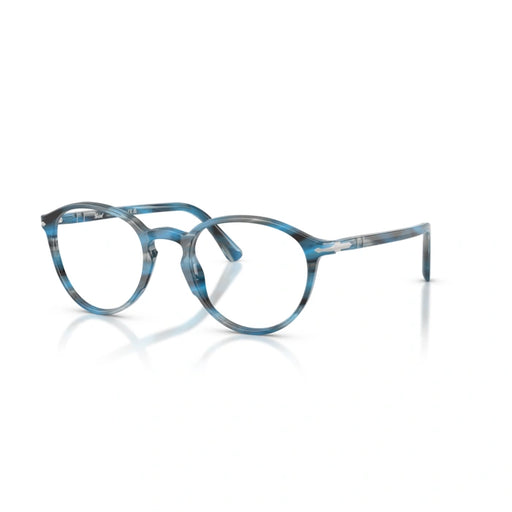 Persol 0PO3218V 1234 - Striped Blue And Grey Unisex Eyeglasses 51 (L) 2
