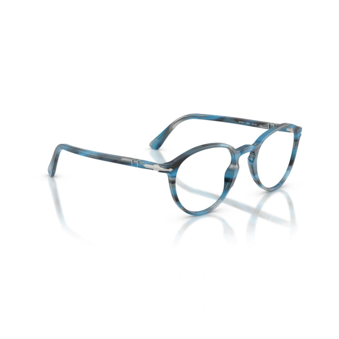 Persol 0PO3218V 1234 - Striped Blue And Grey Unisex Eyeglasses 51 (L) 5