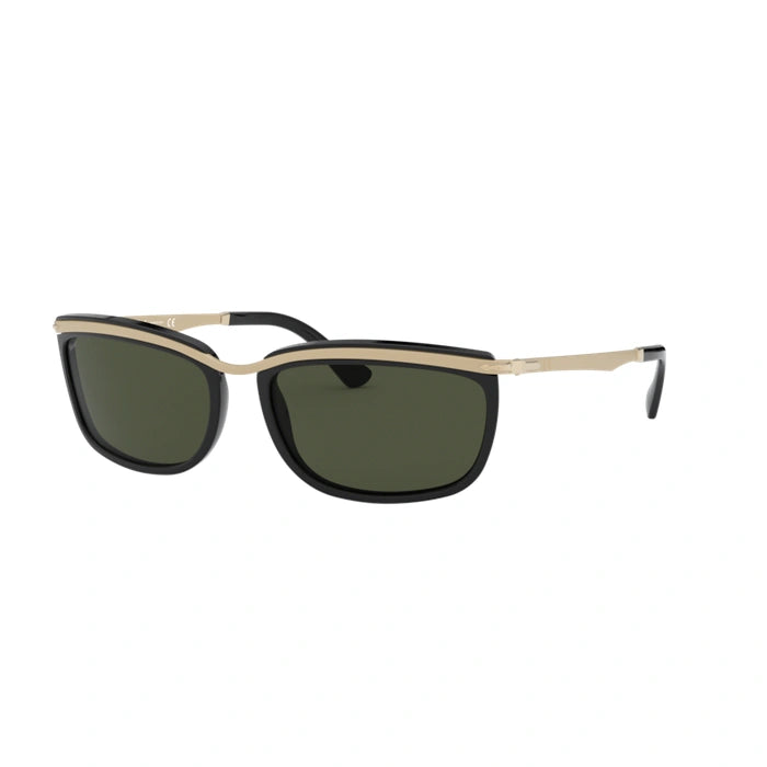 Persol 0po3229s-95-31 Matte black-gold Male Sunglasses 1