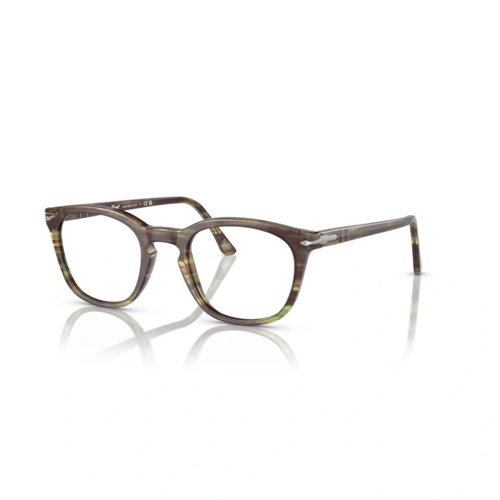 Persol 0PO3258V 1156 - Striped Green Unisex Eyeglasses 45 (XXS) 1