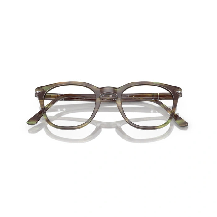 Persol 0PO3258V 1156 - Striped Green Unisex Eyeglasses 45 (XXS) 6