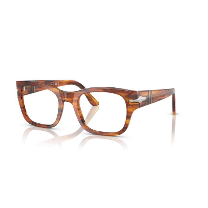Persol 0PO3297V 1157 - Striped Brown Unisex Eyeglasses 50 (M) 2