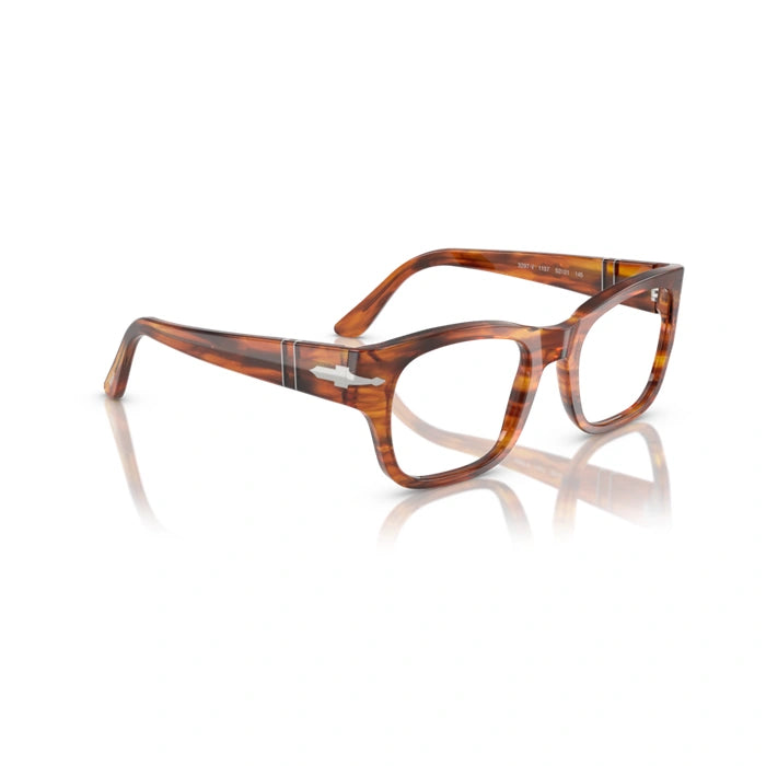 Persol 0PO3297V 1157 - Striped Brown Unisex Eyeglasses 50 (M) 5