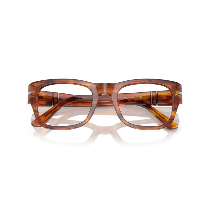 Persol 0PO3297V 1157 - Striped Brown Unisex Eyeglasses 50 (M) 7