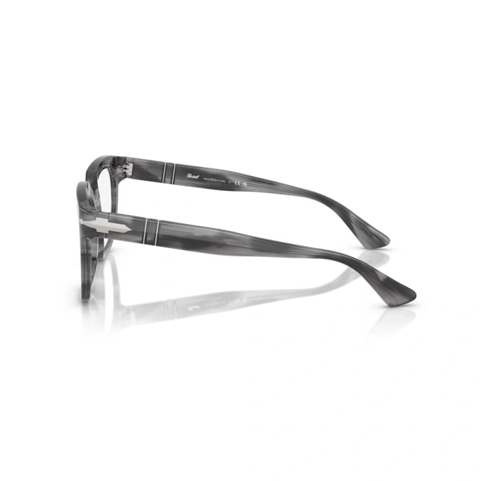 Persol 0PO3325V 1192 - Striped Grey Unisex Eyeglasses 50 (S) 3