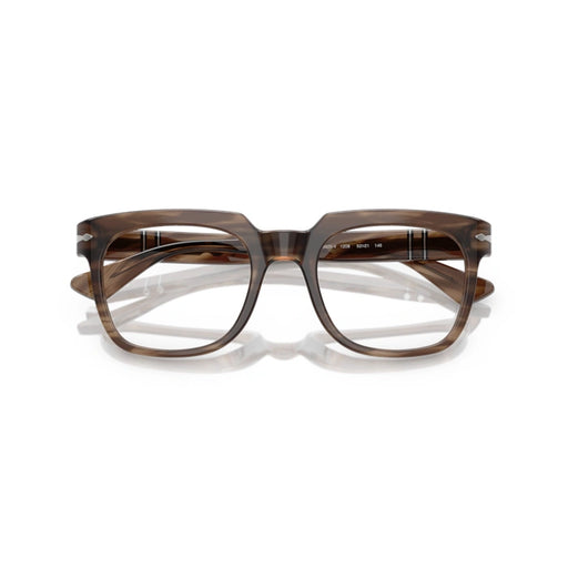 Persol 0PO3325V 1208 - Striped Brown Unisex Eyeglasses 52 (M) 1