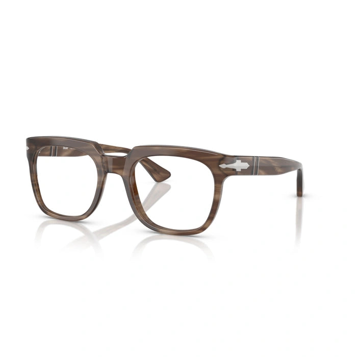 Persol 0PO3325V 1208 - Striped Brown Unisex Eyeglasses 52 (M) 2