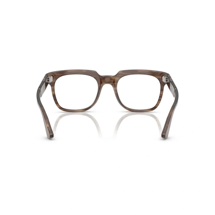 Persol 0PO3325V 1208 - Striped Brown Unisex Eyeglasses 50 (S) 4