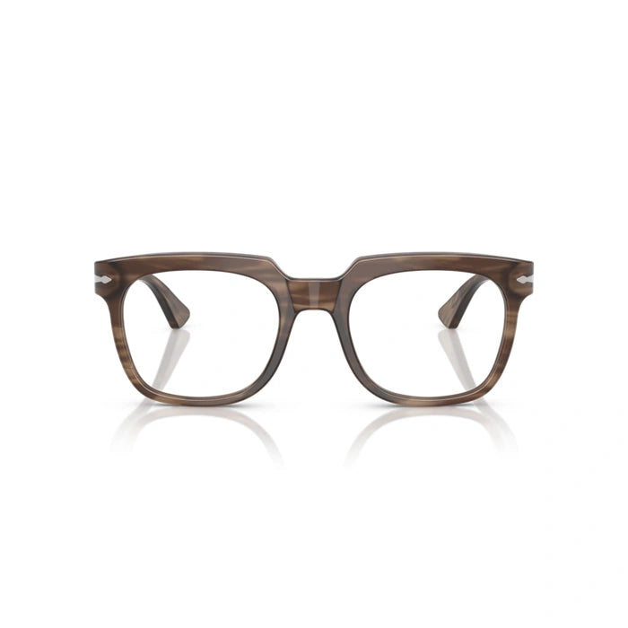Persol 0PO3325V 1208 - Striped Brown Unisex Eyeglasses 52 (M) 6