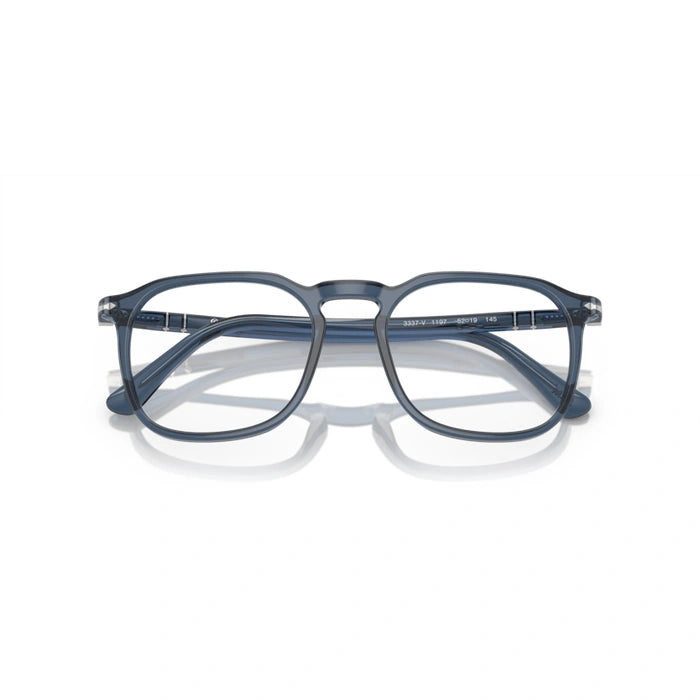 Persol 0PO3337V 1197 - Transparent Blue Unisex Eyeglasses 52 (L) 7