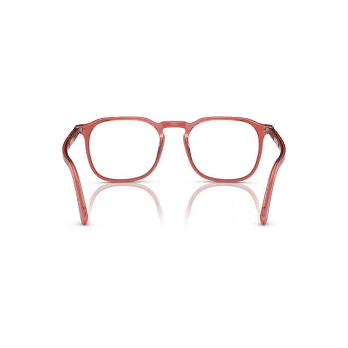 Persol 0PO3337V 1198 - Transparent Red Unisex Eyeglasses 50 (M) 4