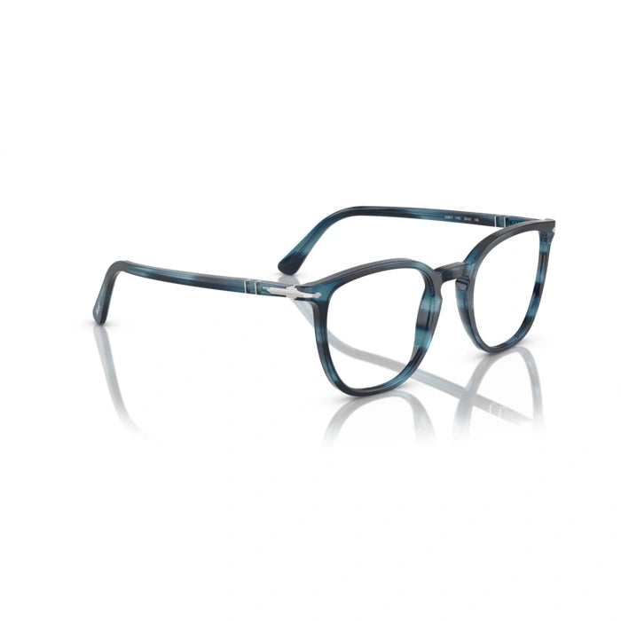 Persol 0PO3338V 1193 - Striped Blue Unisex Eyeglasses 50 (M) 4