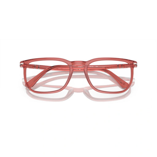 Persol 0PO3339V 1198 - Transparent Red Unisex Eyeglasses 54 (XL) 1