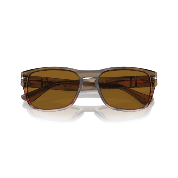 Persol 0po3341s-120633 58XL Striped brown gradient red Unisex Sunglasses 1