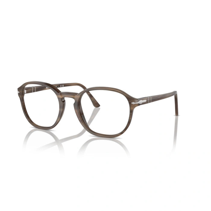 Persol 0PO3343V 1208 - Striped Brown Unisex Eyeglasses 53 (M) 2