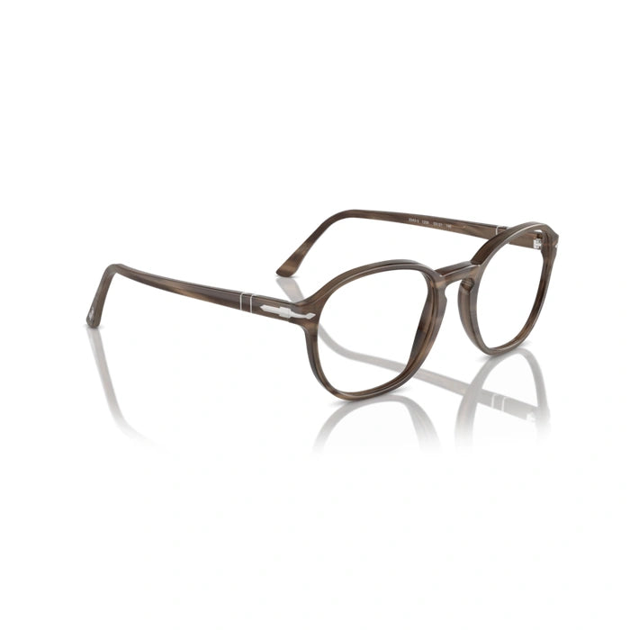 Persol 0PO3343V 1208 - Striped Brown Unisex Eyeglasses 53 (M) 5