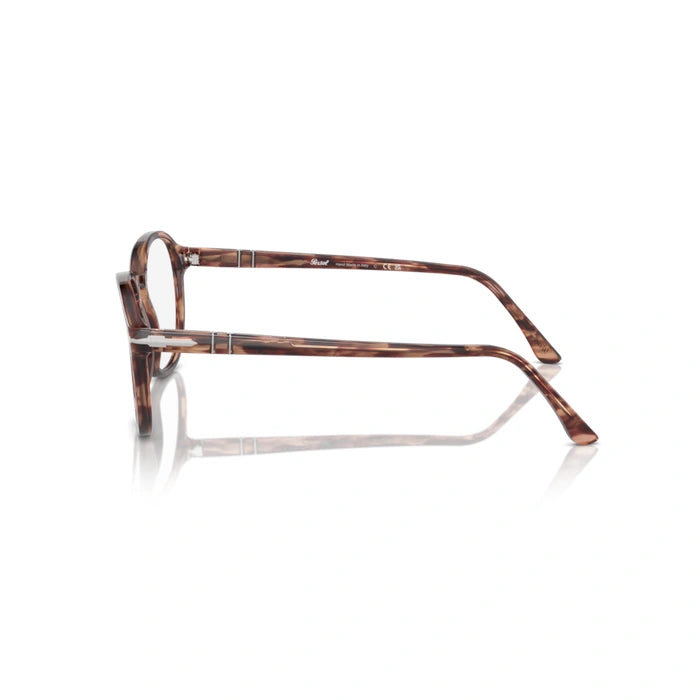 Persol 0PO3343V 1209 - Striped Bordeaux Unisex Eyeglasses 53 (M) 3