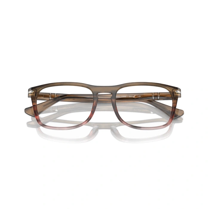 Persol 0PO3344V 1206 - Striped Brown Gradient Red Unisex Eyeglasses 52 (S) 1