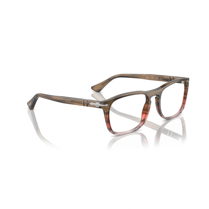 Persol 0PO3344V 1206 - Striped Brown Gradient Red Unisex Eyeglasses 52 (S) 5