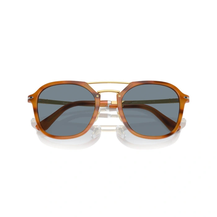 Persol 0PO3352S 960/56-Striped Brown N/A Sunglasses 55 (XXL) 1