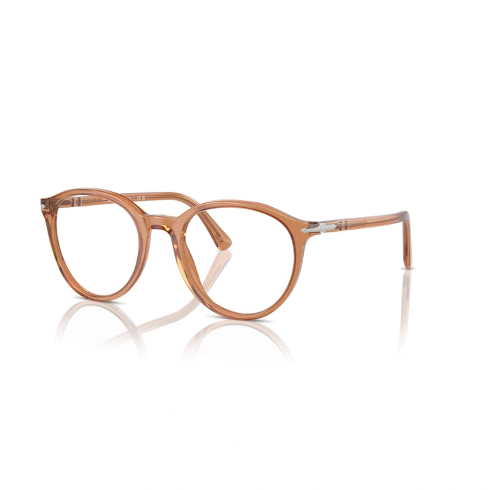 Persol 0PO3353V 1213 - Transparent Brown Unisex Eyeglasses 53 (XL) 2