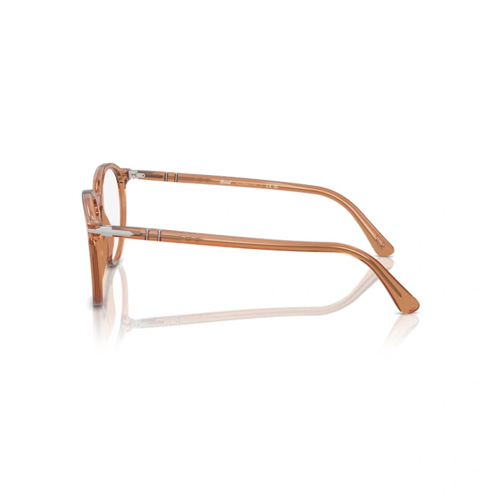 Persol 0PO3353V 1213 - Transparent Brown Unisex Eyeglasses 53 (XL) 3