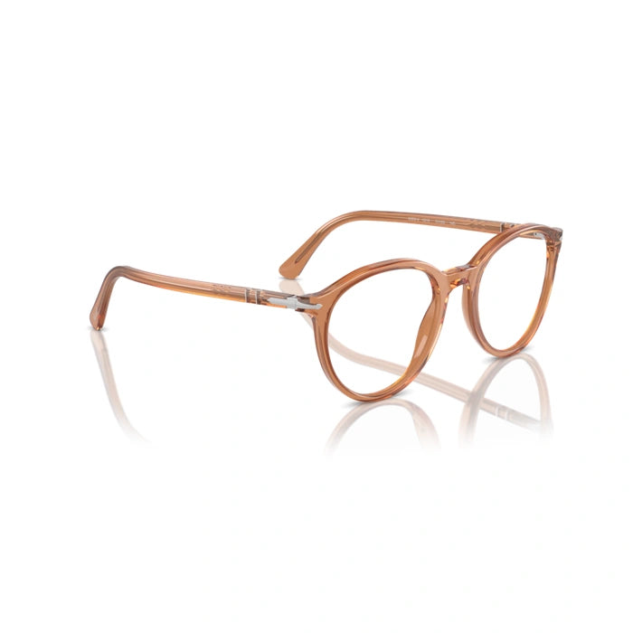 Persol 0PO3353V 1213 - Transparent Brown Unisex Eyeglasses 53 (XL) 5