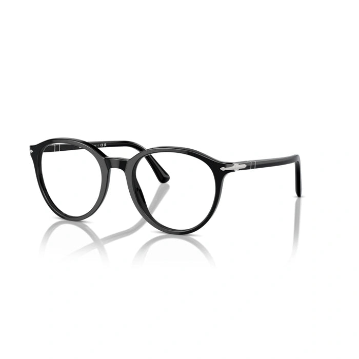 Persol 0PO3353V 95 - Black Unisex Eyeglasses 53 (XL) 2