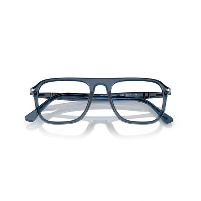 Persol 0PO3359V Jacques 1197 - Transparent Blue Denim Unisex Eyeglasses 53 (M) 1