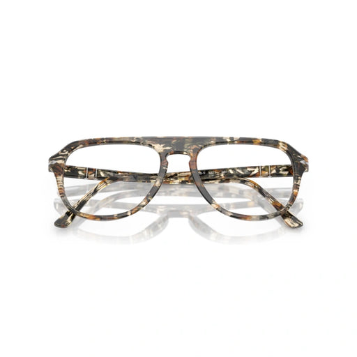 Persol 0PO3368V 1221 - Amber Brown/Pirate Black Unisex Eyeglasses 56 (L) 1