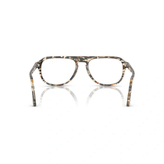 Persol 0PO3368V 1221 - Amber Brown/Pirate Black Unisex Eyeglasses 56 (L) 4