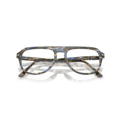 Persol 0PO3368V 1222 - Frost Grey/Nautical Blue Unisex Eyeglasses 56 (L) 1