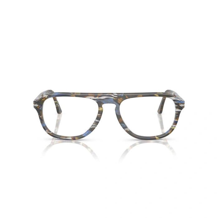 Persol 0PO3368V 1222 - Frost Grey/Nautical Blue Unisex Eyeglasses 54 (M) 6