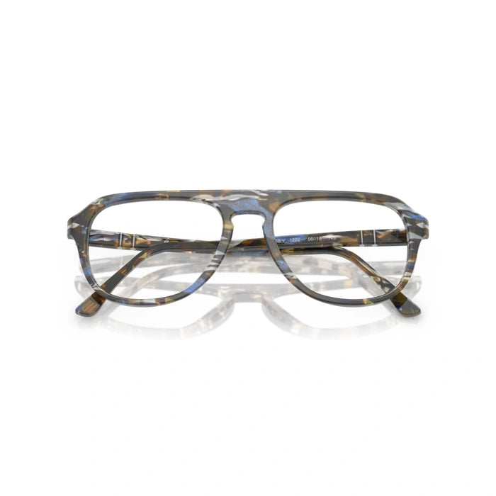 Persol 0PO3368V 1222 - Frost Grey/Nautical Blue Unisex Eyeglasses 56 (L) 7