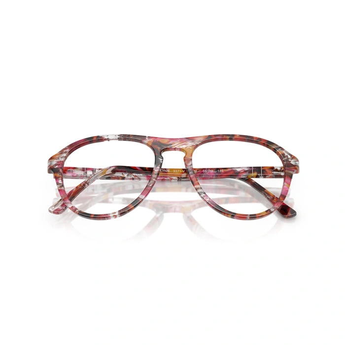 Persol 0PO3371V Lynn 1220 - Cyclamen/Khaki Unisex Eyeglasses 53 (M) 1