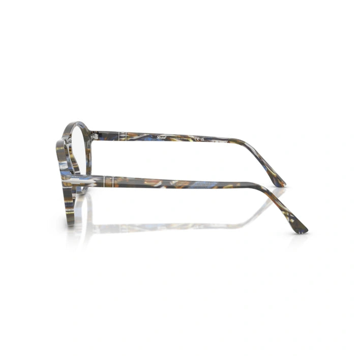 Persol 0PO3371V Lynn 1222 - Frost Grey/Nautical Blue Unisex Eyeglasses 53 (M) 3