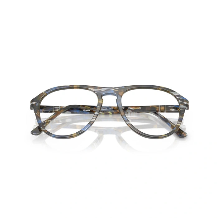 Persol 0PO3371V Lynn 1222 - Frost Grey/Nautical Blue Unisex Eyeglasses 53 (M) 7