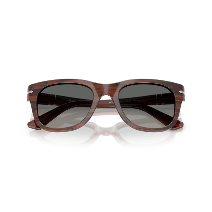 Persol 0po3372s-122371 55XL Striped burgundy Unisex Sunglasses 1