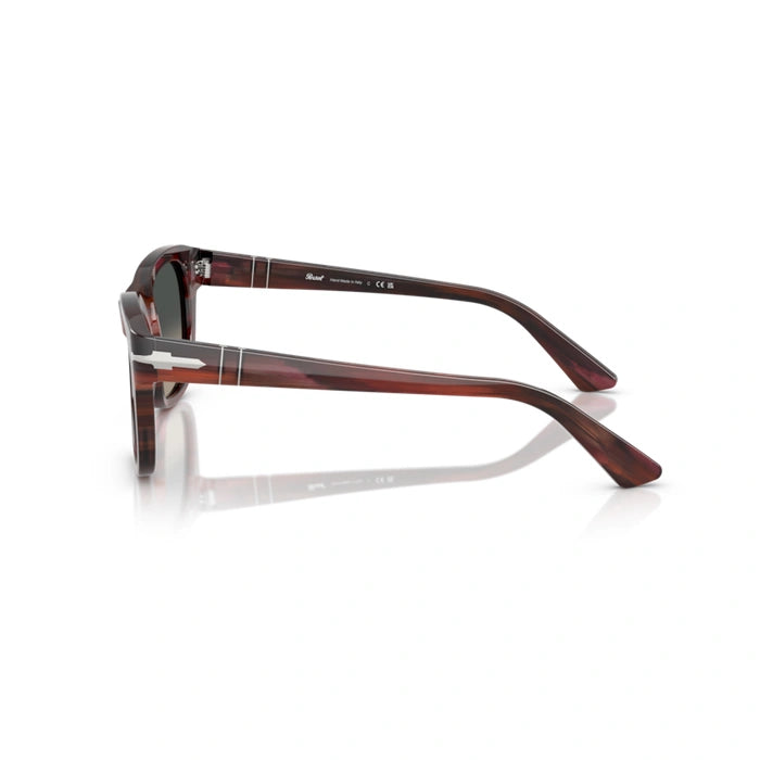 Persol 0po3372s-122371 Striped burgundy Unisex Sunglasses 3