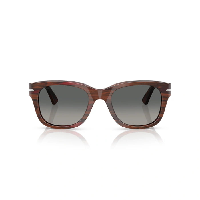 Persol 0po3372s-122371 55XL Striped burgundy Unisex Sunglasses 6