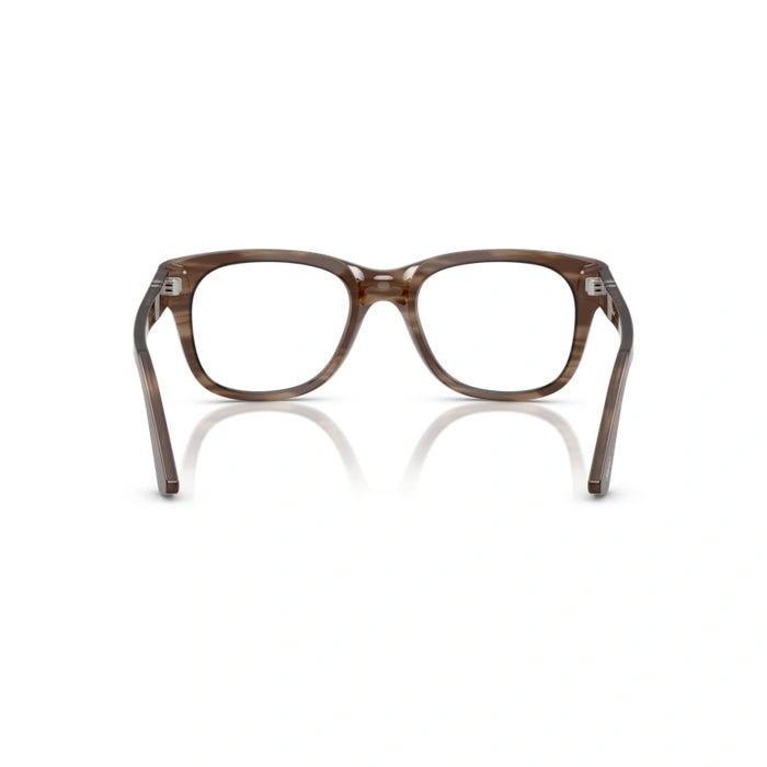 Persol 0PO3372V 1208 - Striped Brown Unisex Eyeglasses 51 (M) 4