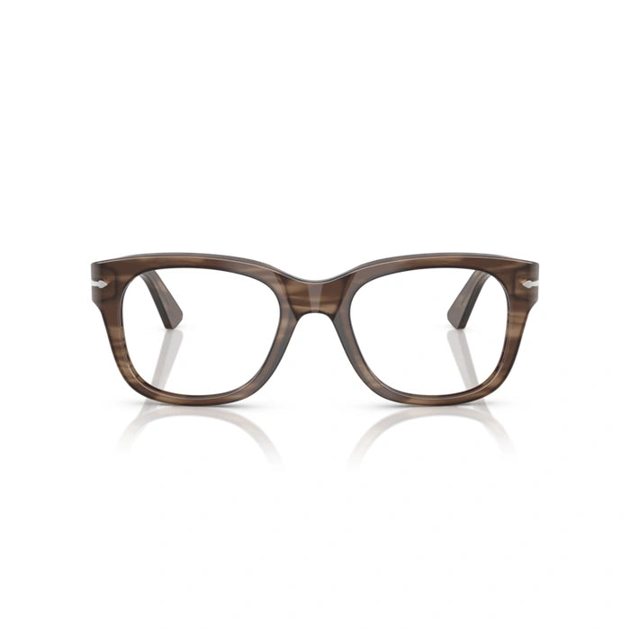Persol 0PO3372V 1208 - Striped Brown Unisex Eyeglasses 53 (L) 6