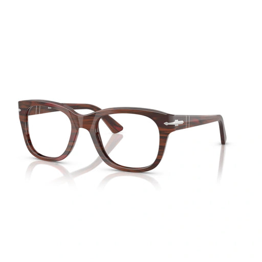 Persol 0PO3372V 1223 - Striped Burgundy Unisex Eyeglasses 51 (M) 2
