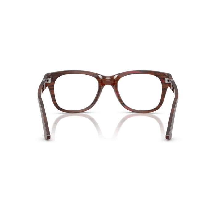Persol 0PO3372V 1223 - Striped Burgundy Unisex Eyeglasses 53 (L) 4