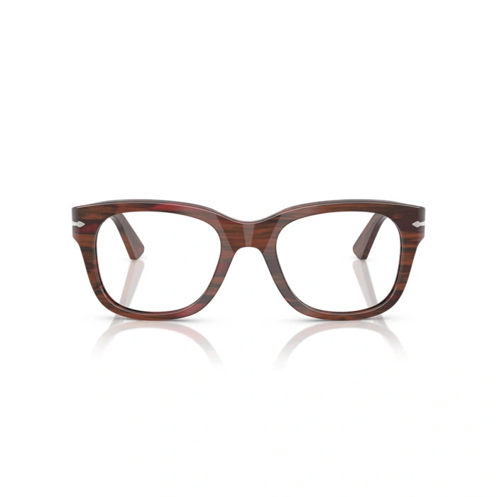 Persol 0PO3372V 1223 - Striped Burgundy Unisex Eyeglasses 53 (L) 6