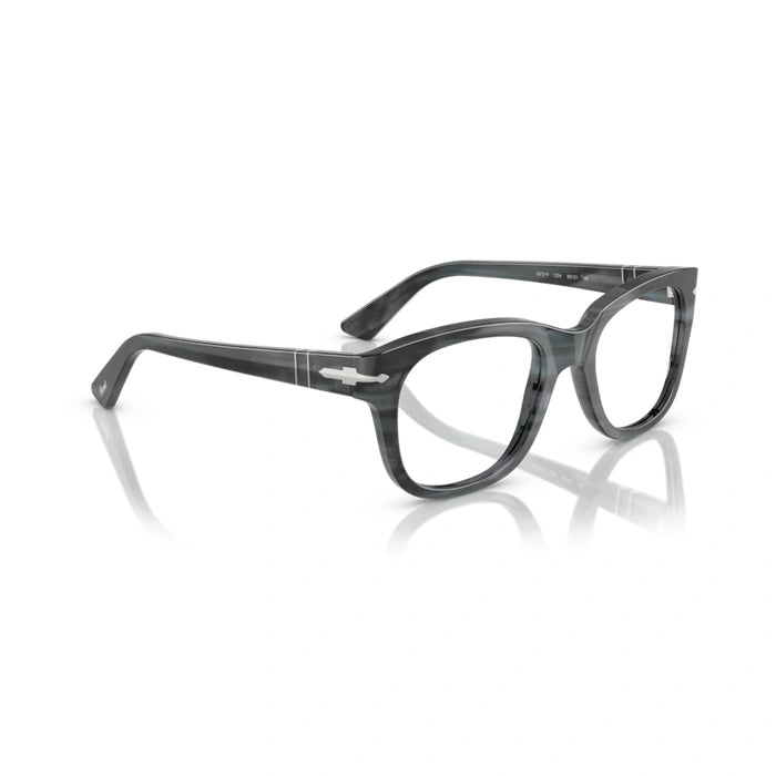 Persol 0PO3372V 1224 - Striped Grey Unisex Eyeglasses 53 (L) 5