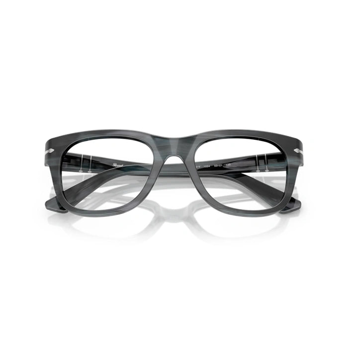 Persol 0PO3372V 1224 - Striped Grey Unisex Eyeglasses 51 (M) 7