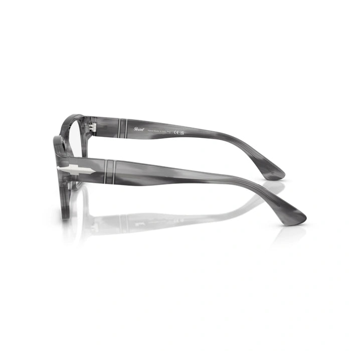 Persol 0PO3374V 1192 - Striped Grey Unisex Eyeglasses 51 (M) 3